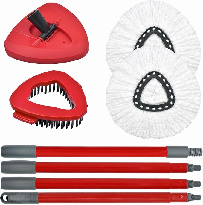 Spin Mop Heads Replacements for O Ceda EasyWring 1-Tank System, 2 Microfiber by Uoiispet