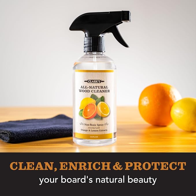 CLARK'S Natural Cutting Board Spray Cleaner, - Image 2