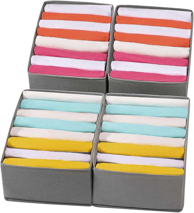 Coorganisers4 Packs T-shirt Drawer Organizers by Coorganisers