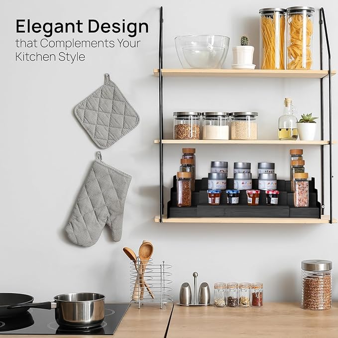 Ibyx Premium 3-Tier Spice Rack Organizer - Image 6