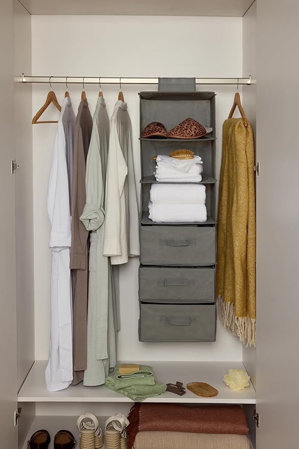 Amazon Basics 6-Tier Hanging Shelf Closet Storage Organizer - Image 2