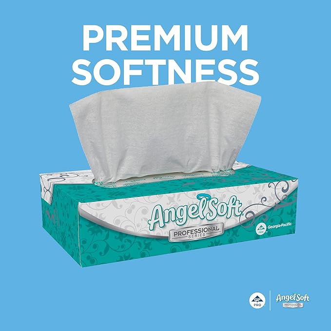 Georgia-Pacific Angel Soft Professional Series 2-Ply Facial Tissue, 100 Sheets - Image 5