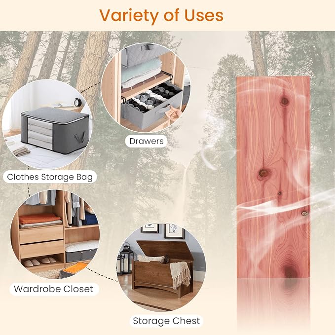 Homode Cedar Closet Liner Planks, Tongue and Groove, Aromatic Cedar Wood Panels - Image 6