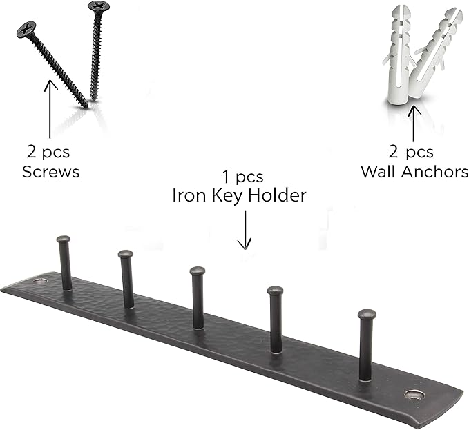 Rustic Wall Hooks for Hanging Accessories, Jewelry Hanger - Image 5
