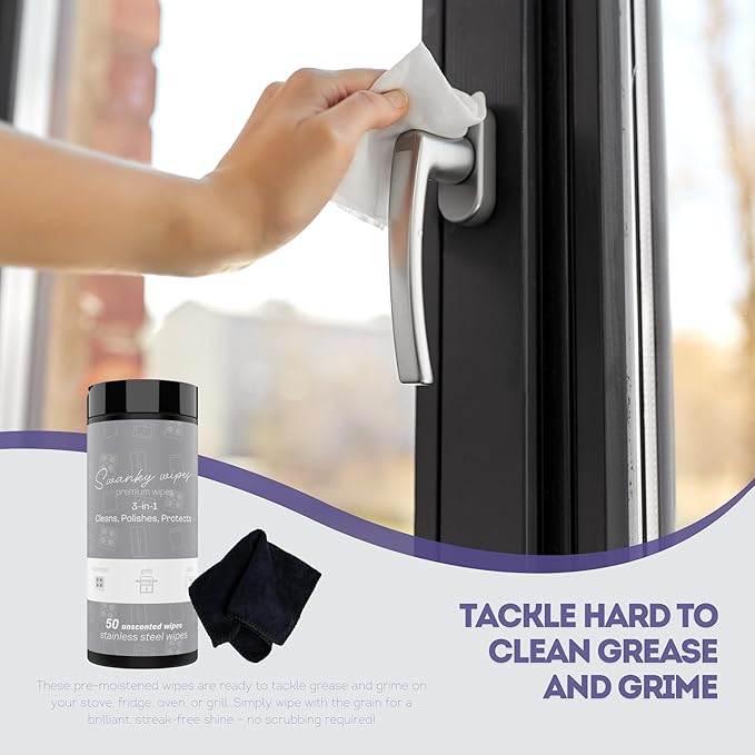 Swanky Stainless Steel Cleaner Wipes - Image 3
