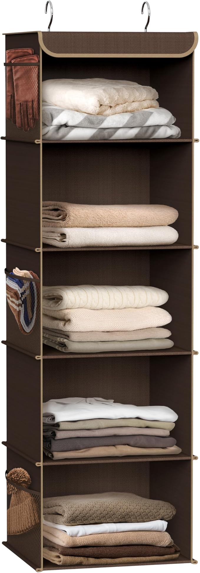 Simple Houseware 5 Shelf Hanging Closet Organizer by SimpleHouseware