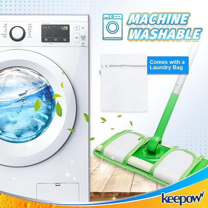 KEEPOW Reusable Mop Pads Compatible - Image 7