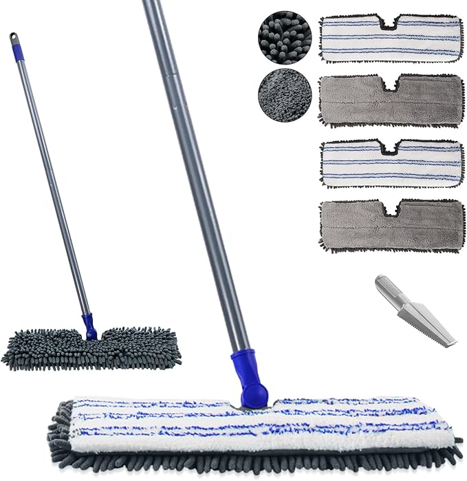 Masthome Microfiber Mops for Floor Cleaning, Dust Mop by Masthome