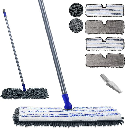Masthome Microfiber Mops for Floor Cleaning, Dust Mop by Masthome
