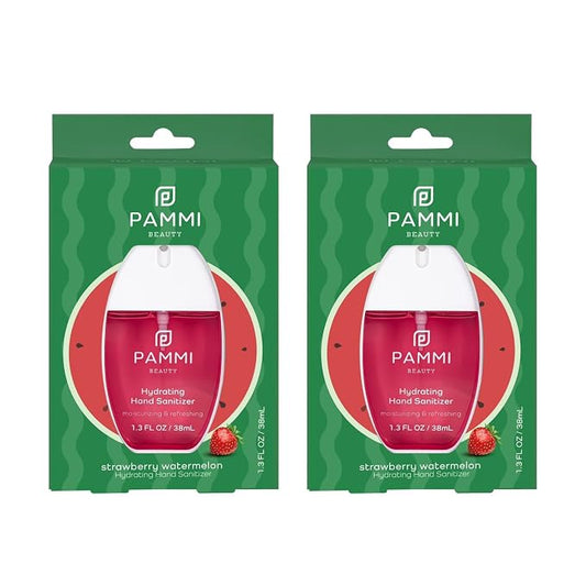 PAMMI Power Mist Hydrating Hand Sanitizer Spray, Portable Travel Size Pocket by PAMMI
