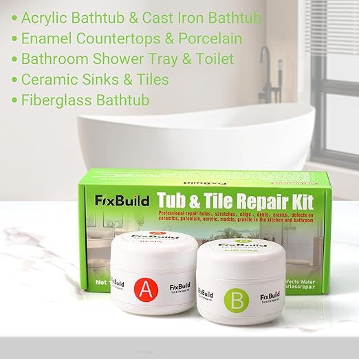 Tub Repair Porcelain Repair Kit, Crack Repair Kit - Image 6