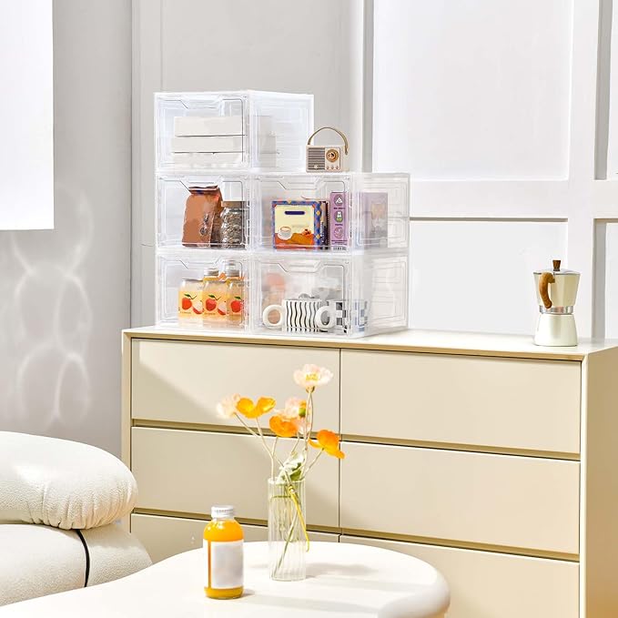 10 Pack Closet Organizers and Storage, Clothes Organizers and Storage, Plastic - Image 4