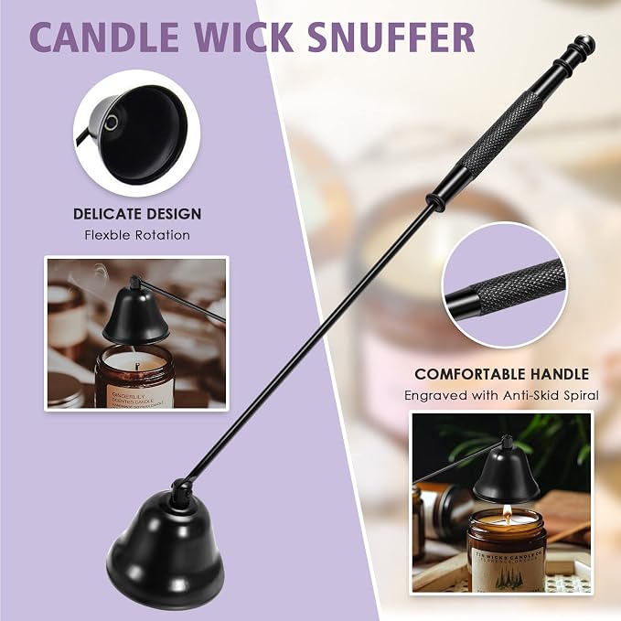 5 in 1 Candle Accessory Set, Candle Wick Trimmer Cutter, Candle Wick Dipper - Image 3