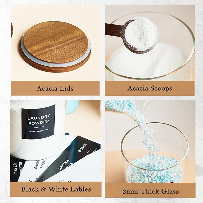 Glass Laundry Storage Containers - Image 6
