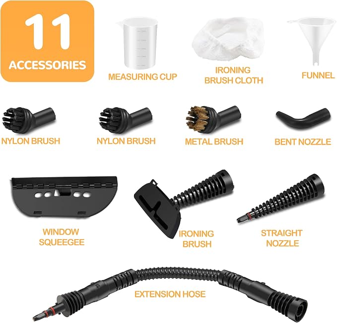 Spurgehom Handheld Steam Cleaner, Portable Steamer - Image 3