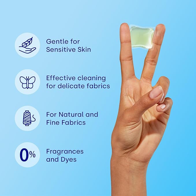 Dropps Sensitive Skin Laundry Detergent Pods, Unscented - Image 3
