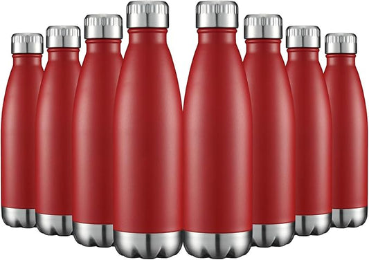 HASLE OUTFITTERS 17oz Stainless Steel Water Bottles Bulk, Vacuum Insulated by HASLEOUTFITTERS