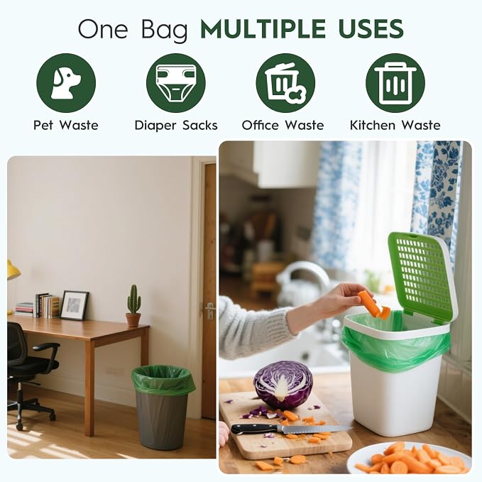 2.6-3 Gallon Compostable Trash Bags - Image 7