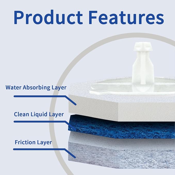 Aimery 100 Counts Blue Disposable Toilet Bowl Cleaning Refills Make Toilet And - Image 5
