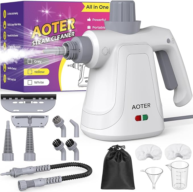 Pressurized Handheld Steam Cleaner, Portable Multi-Surface Cleaner by Unknown