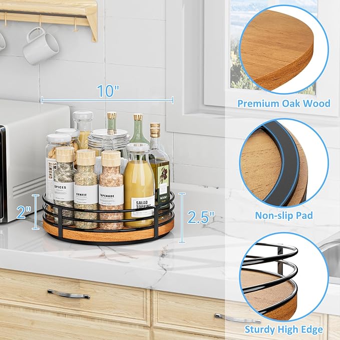 10" Lazy Susan Turntable Organizer - Image 6