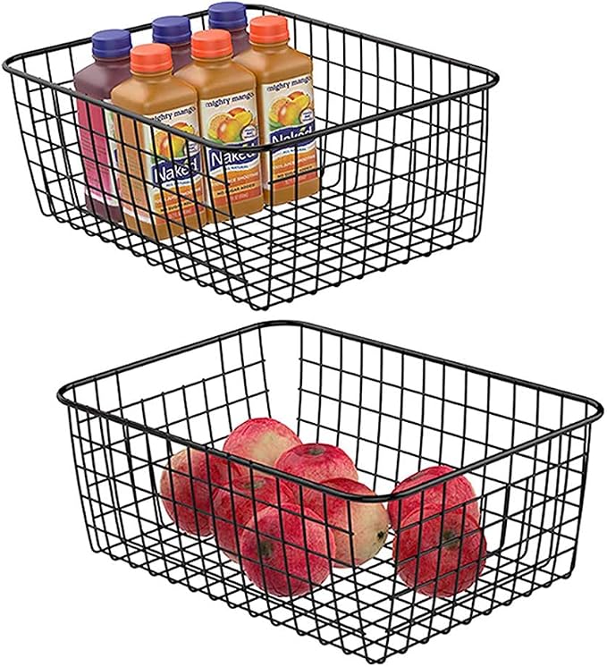Metal Wire Food Storage Basket Organizer - Image 2