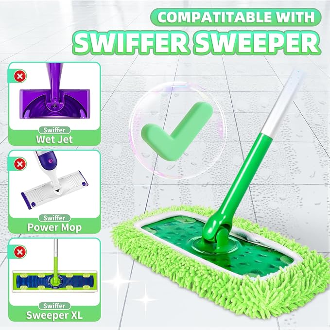 8 Pack Reusable Mop Pads Compatible - Image 2