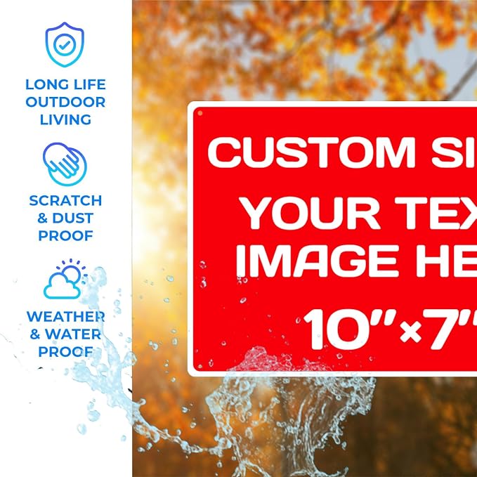 Personalized Aluminum Metal Signs - Image 4