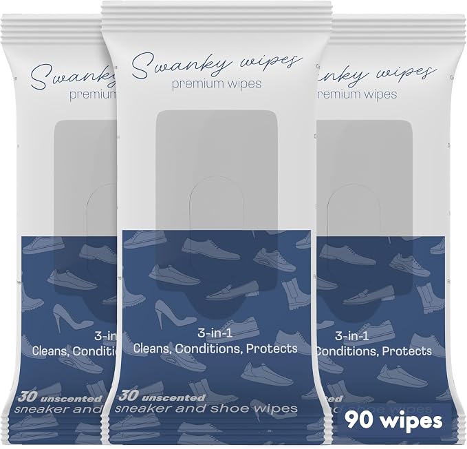 Swanky Shoe Cleaner Wipes by SwankyWipes