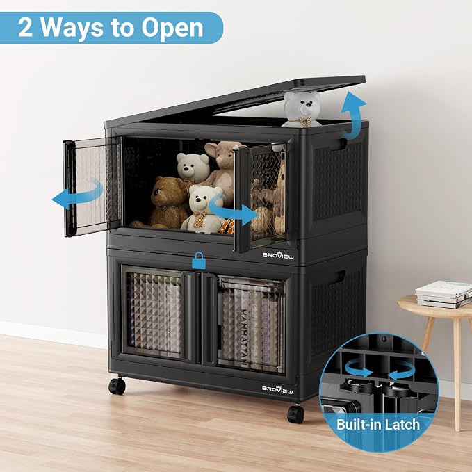BROVIEW 300Qt Stackable Storage Bins - Image 8
