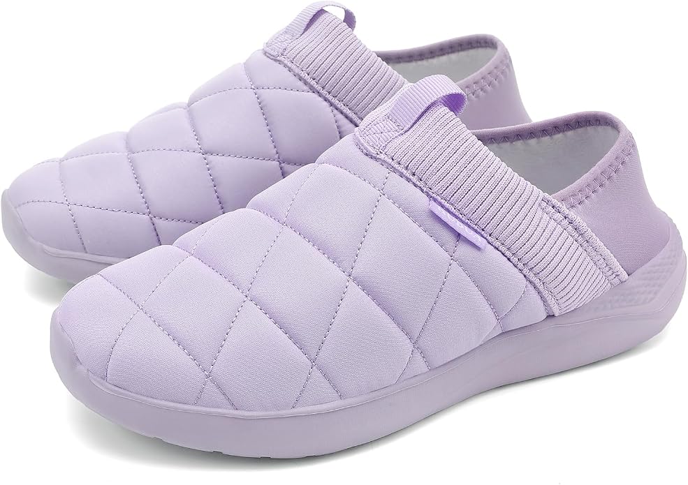 KUBUA Slippers for Men and Womens Indoor House Shoes Plush Slip on Outdoor - Image 6