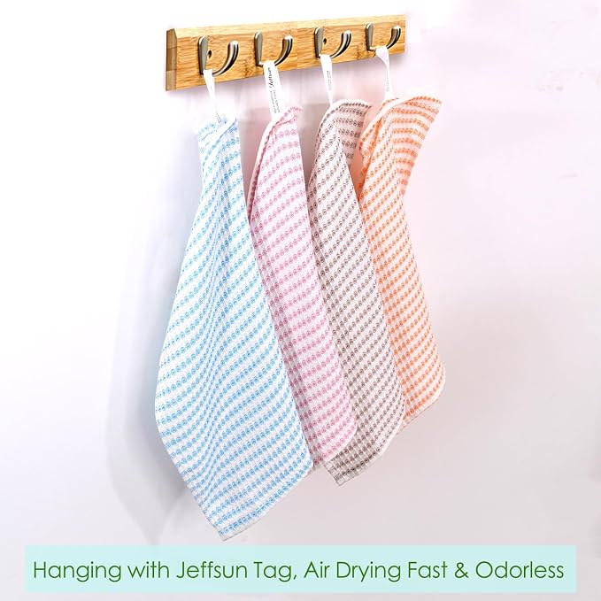 Kitchen Washcloths 6 Pack, 10x14 Inch Small Dish Cloth - Image 5