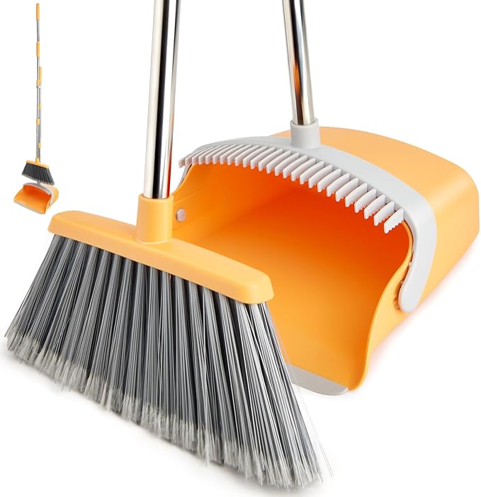 Broom and Dustpan Set, Dustpans by XXFLOWER
