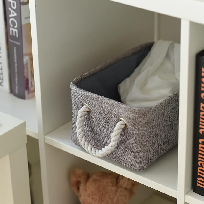 Small Fabric Storage Baskets, Foldable Gift Baskets - Image 6