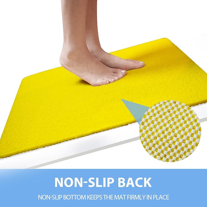 Non-Slip Bathtub Mat, Anti Slip Shower Mat, Fast Drying Bathtub Mats, Foot - Image 3
