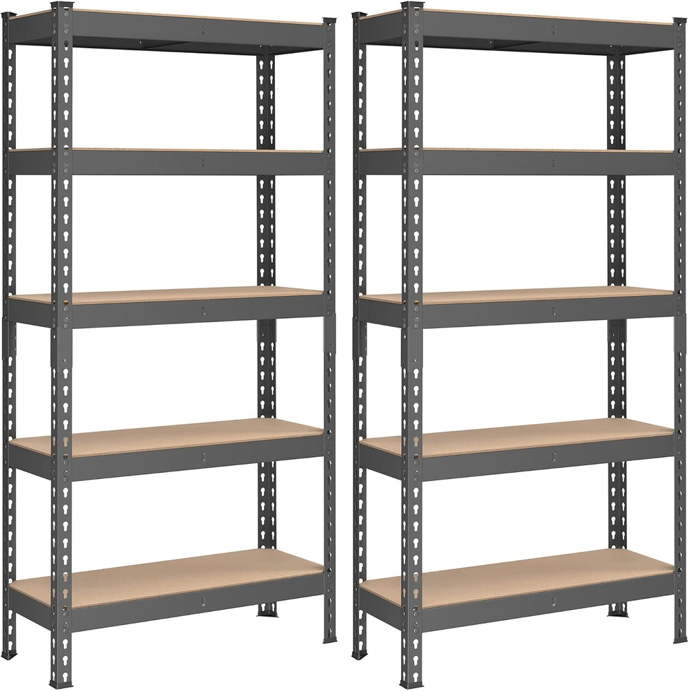 SONGMICS 5-Tier Storage Shelves, Load 2310 lb, Boltless Assembly, Adjustable