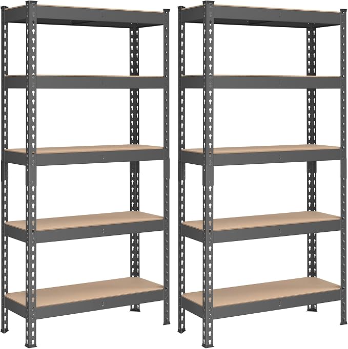 SONGMICS 5-Tier Storage Shelves, Load 2310 lb, Boltless Assembly, Adjustable by SONGMICSbySONGMICSHOME