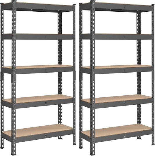 SONGMICS 5-Tier Storage Shelves, Load 2310 lb, Boltless Assembly, Adjustable by SONGMICSbySONGMICSHOME