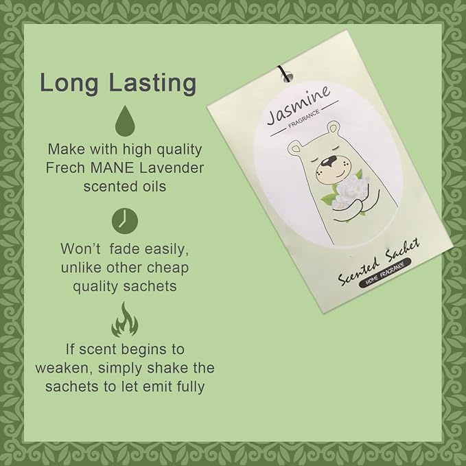 14 Packs Jasmine Scented Sachets Bag - Image 2