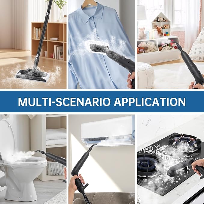 Steam Cleaner, Powerful Heavy Duty Canister Steamer - Image 6