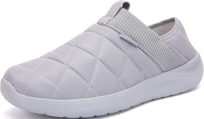 KUBUA Slippers for Men and Womens Indoor House Shoes Plush Slip on Outdoor by KUBUA