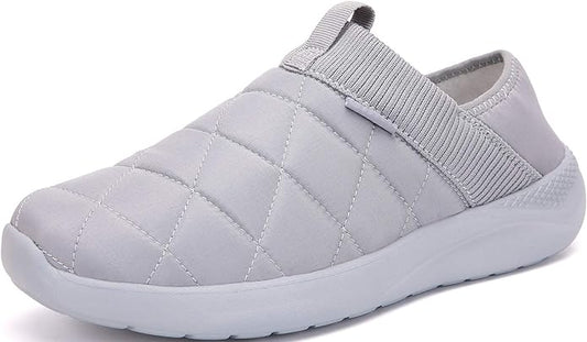 KUBUA Slippers for Men and Womens Indoor House Shoes Plush Slip on Outdoor by KUBUA