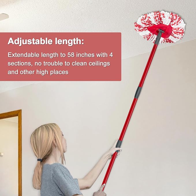 Spin Mop Replace Head, Mop Handle Replacement - Image 8