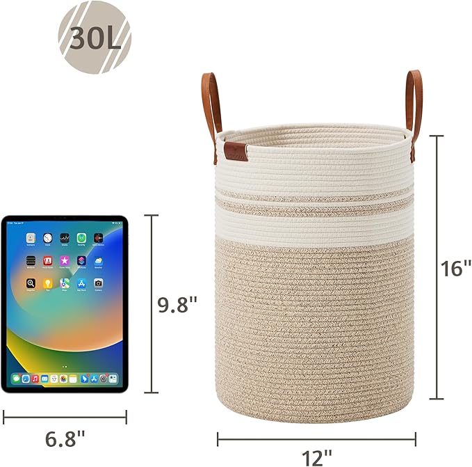 VIPOSCO Small Laundry Basket, Slim Baby Hamper - Image 5