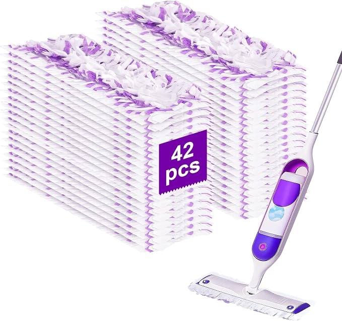 42 Pcs 5X Cleaning Power Mop Refills by Unknown