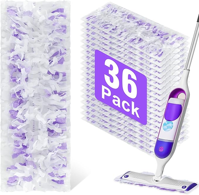 36 Pack Disposable Power Mop Refills Pads by DOCXCDO