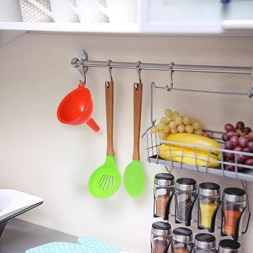 4 Pack Kitchen Silicone Funnel, Kitchen Funnel Set, Canning Silicone Funnels - Image 4