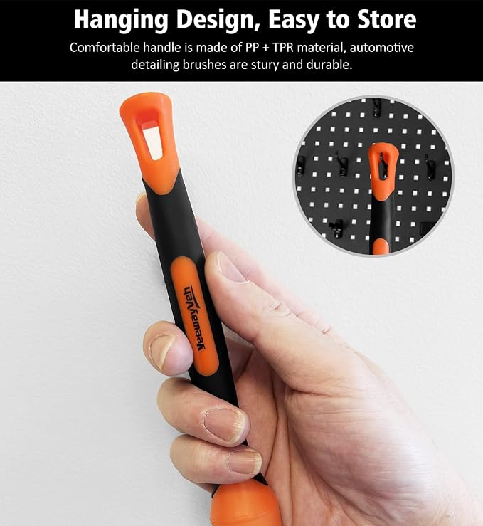 YeewayVeh 3pcs Car Detailing Brush Set - Image 7