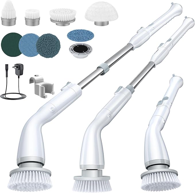 LABIGO Electric Spin Scrubber, Cordless Cleaning Brush Scrubber by LABIGO