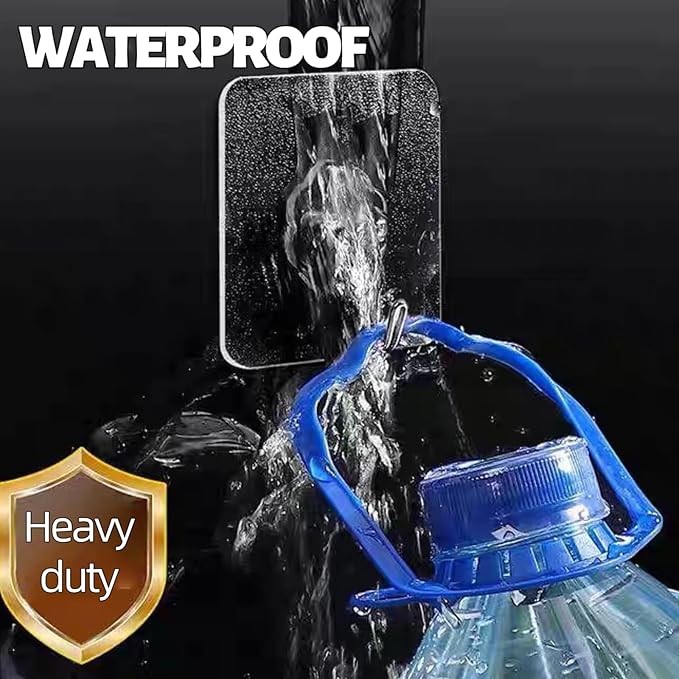 DDMY 36 Pack Heavy Duty Hooks 50lb Self Adhesive Large Hooks - Image 3
